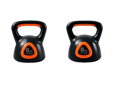 CRIVIT Kettlebell, 6 kg / 8 kg