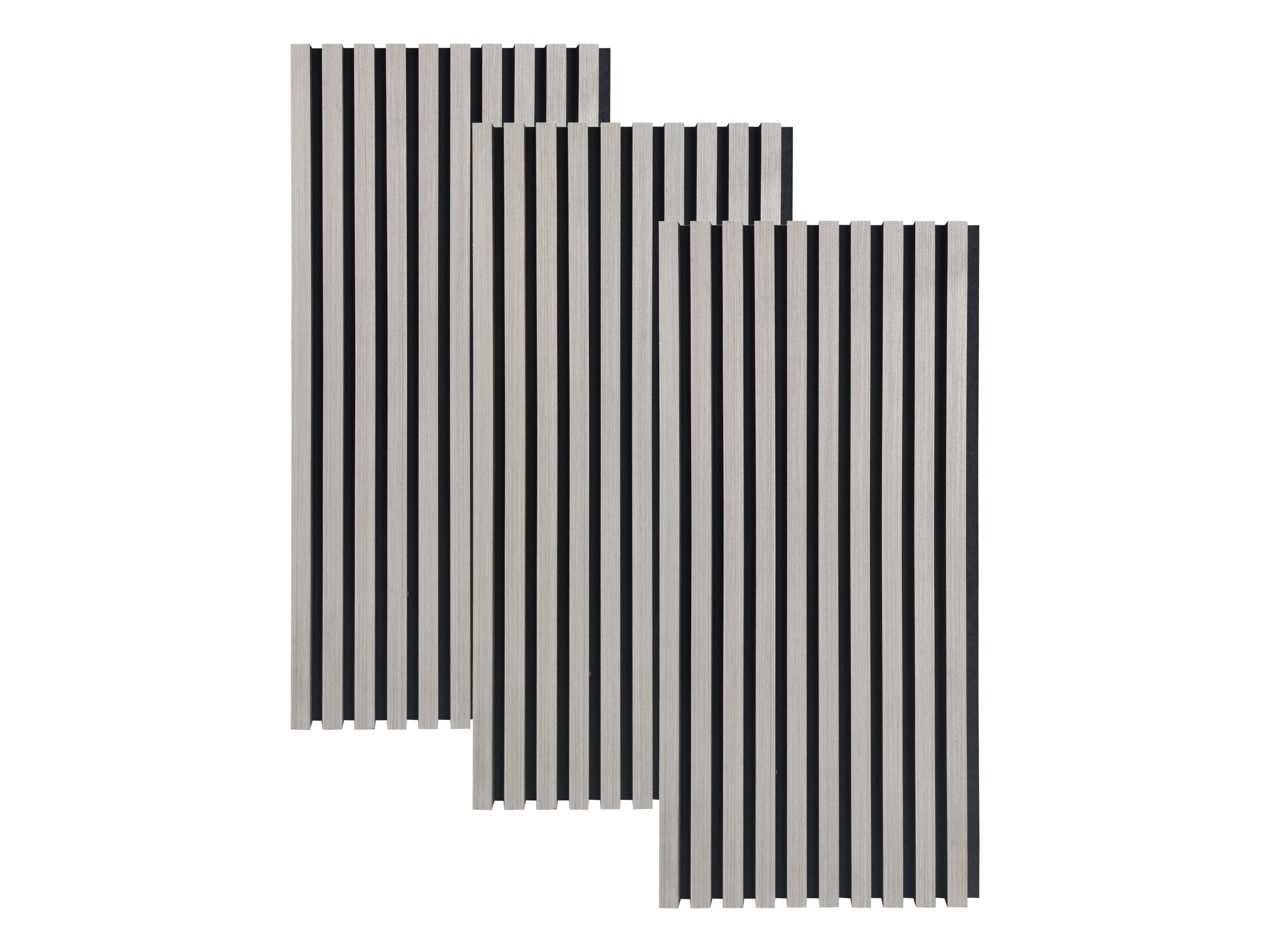 HOME DELUXE SONIC Akustikpaneel (3 x 80 x 40 cm, Grey Oak)