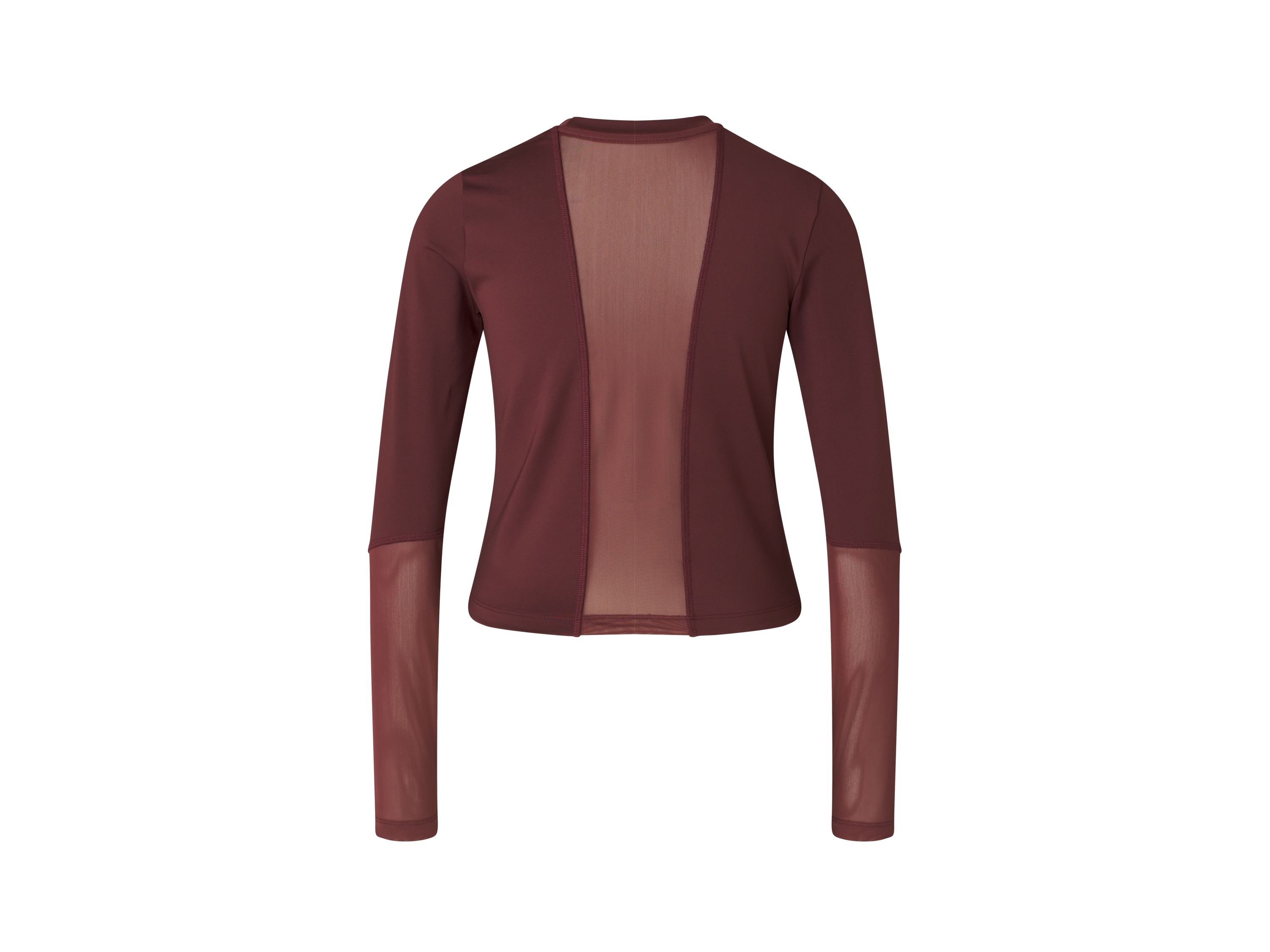 Thumbnail - CRIVIT Damen Funktionsshirt, schnelltrocknend und feuchtigkeitsableitend (Braun, XS(32/34))""