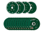 PARKSIDE® Diamant- und Metalltrennscheiben, 125 mm Durchmesser.