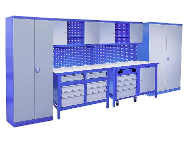 GÜDE Werkstatteinrichtungs-Set »GWS Pro 4300«, 10-teilig