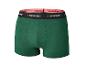 Grüne PARKSIDE Boxershorts mit schwarzem und rotem Gummibund.