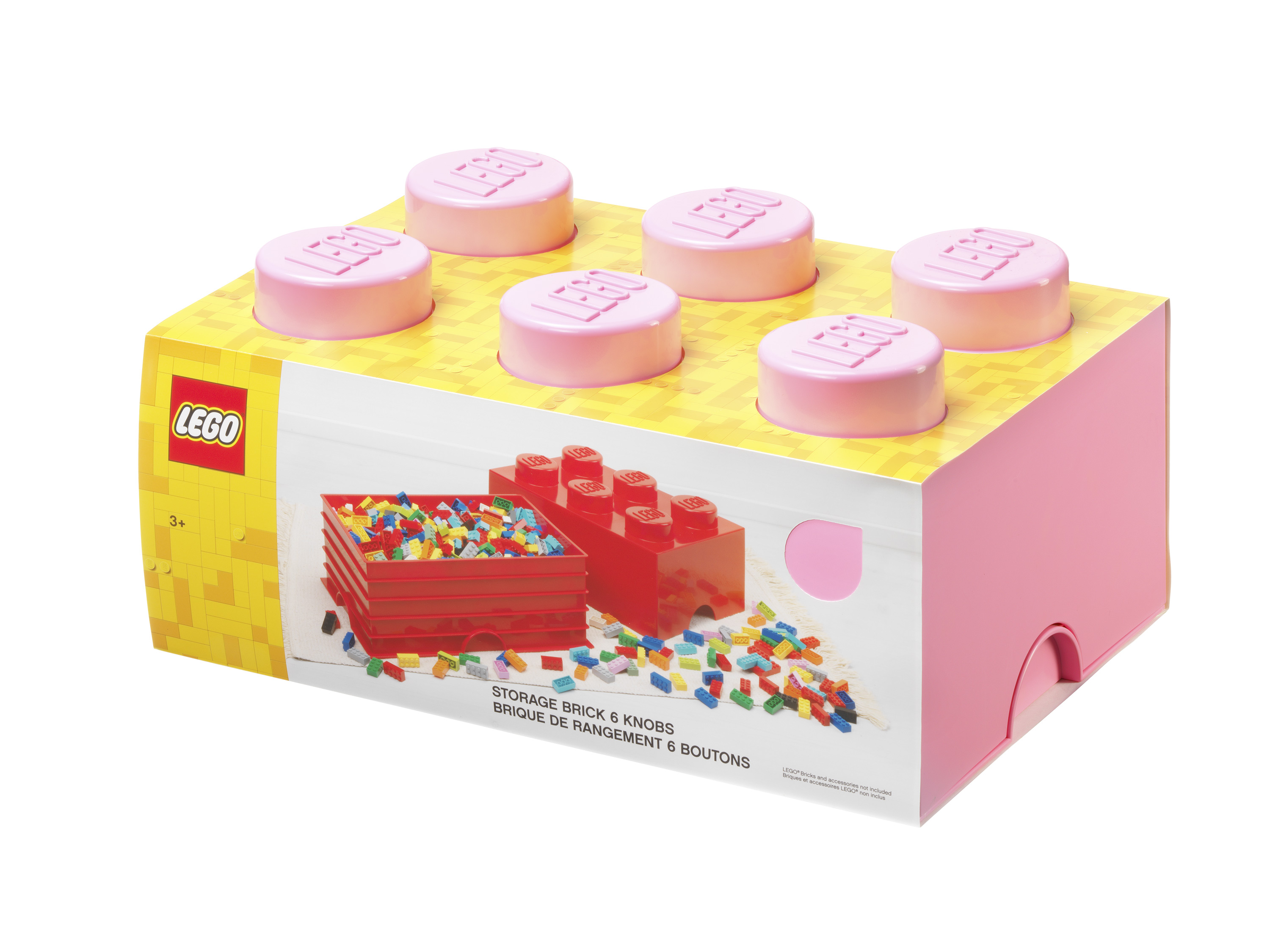Thumbnail - LEGO Storage 6er Brick (Light Purple)