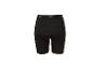Schwarze Herren-Radhose mit Polsterung und elastischem Bund.