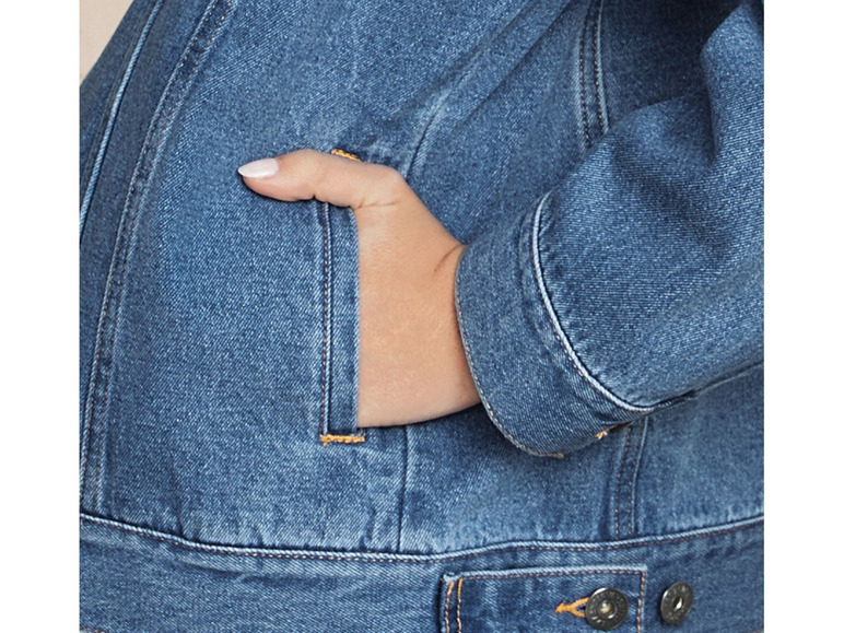 Gehe zu Vollbildansicht: esmara® Damen Jeansjacke, im angesagten Oversize-Look - Bild 5