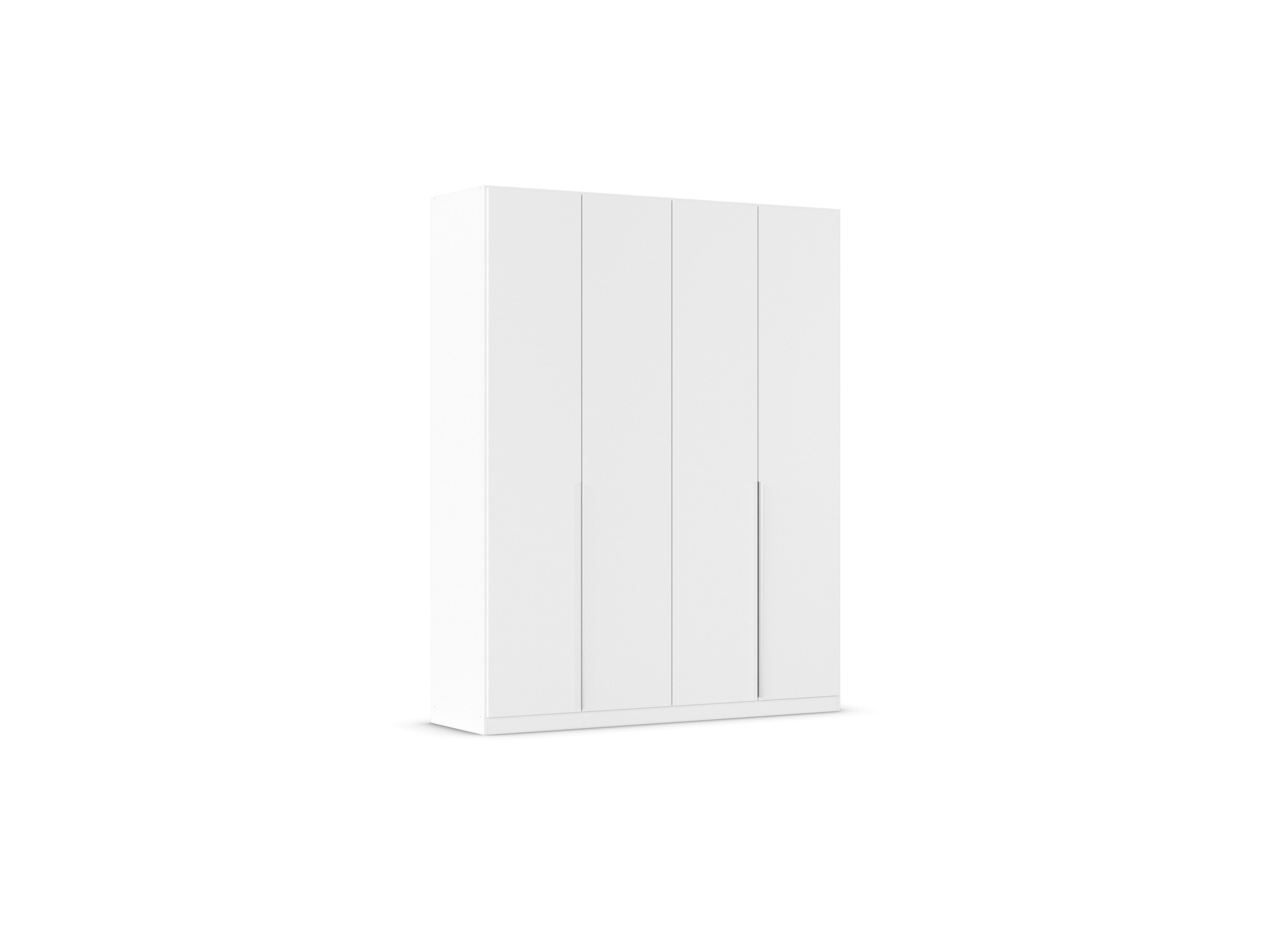 RAUCH ORANGE Drehtürenschrank Alabama (Basic-Zubehör, Weiß, Griffe Alufarben, 181 x 229 cm) – Bild 3 von 4