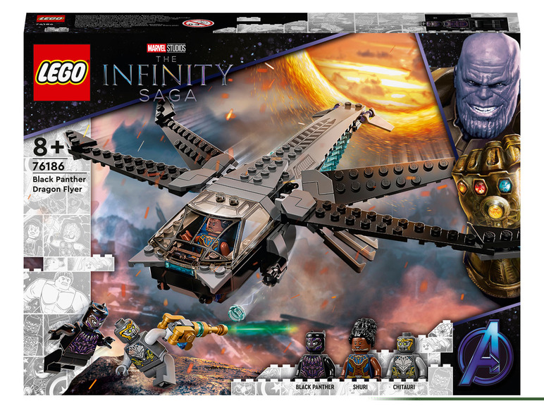 Gehe zu Vollbildansicht: LEGO® Marvel Super Heroes 76186 »Black Panthers Libelle« - Bild 1