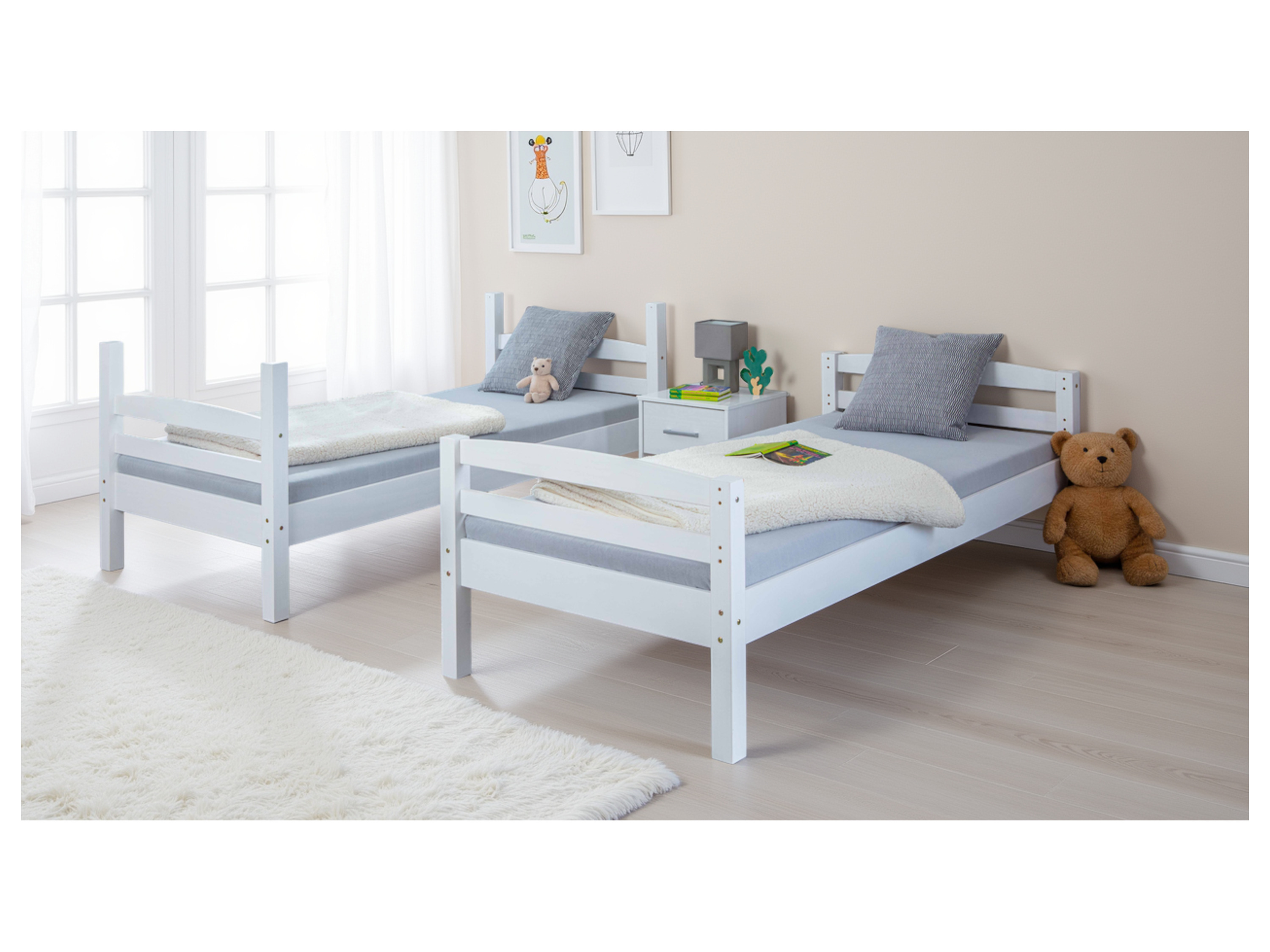 INTER LINK Kinder Etagenbett »Annika« (Weiss 90 x 200 cm) – Bild 4 von 4