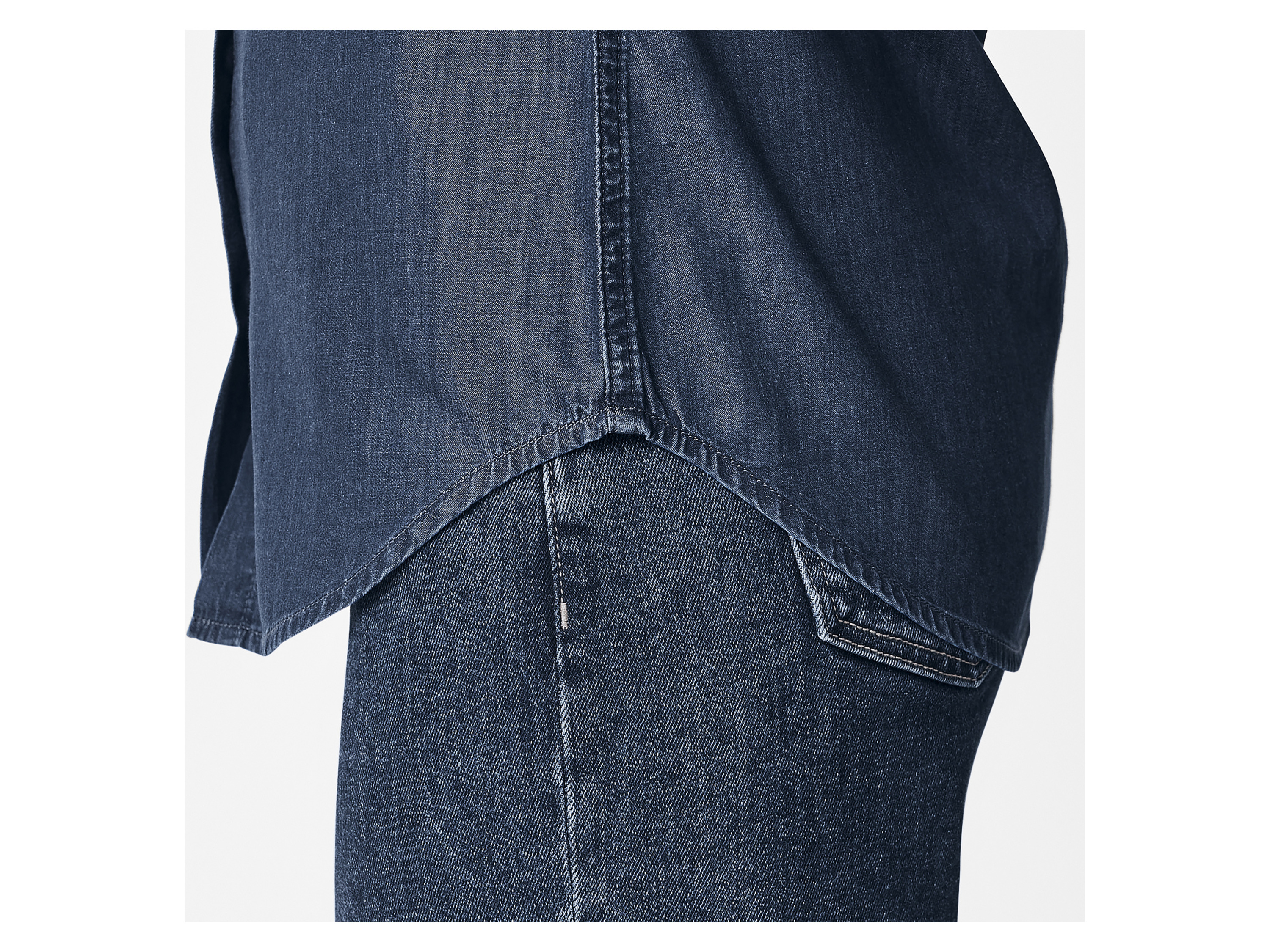 Thumbnail - esmara® Damen Jeanshemd (Dunkelblau, 40)