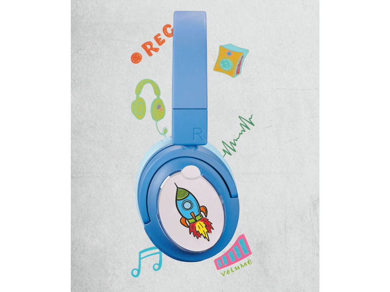 Gehe zu Vollbildansicht: SILVERCREST Kinder Bluetooth®-On-Ear-Kopfhörer Rhythm Kids »SKRK 30 A1« - Bild 10