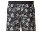 Schwarze Badehose mit Palmen-Print
