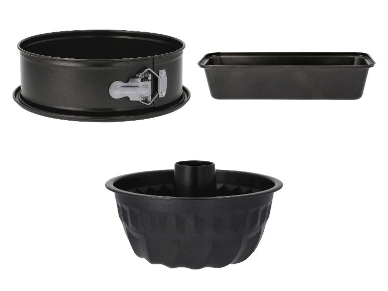 Antihaft-Backformen: rund, rechteckig und Gugelhupf.