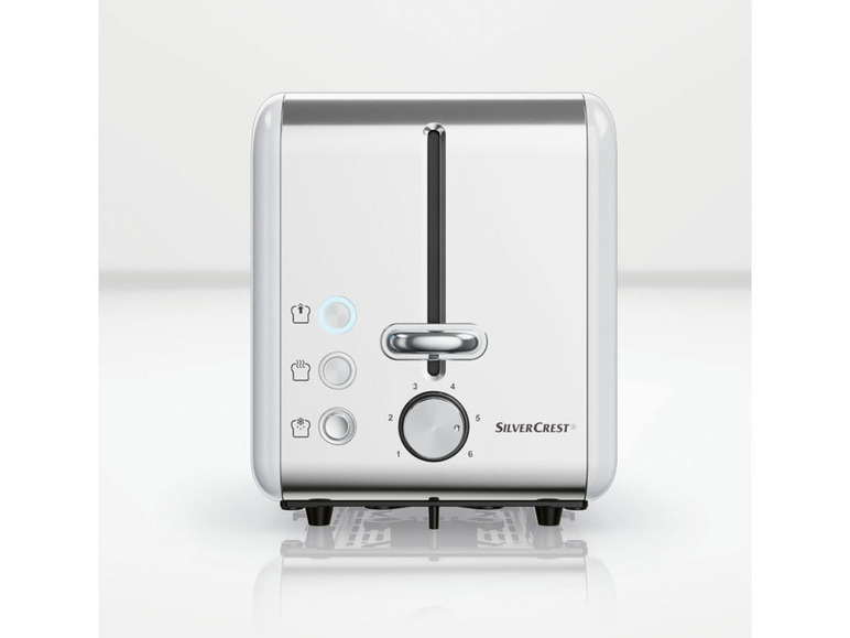 Gehe zu Vollbildansicht: SILVERCREST® KITCHEN TOOLS Toaster »STB 950 A1«, mit integriertem Brötchenaufsatz, 950 W - Bild 6