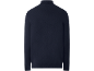 Dunkelblauer Herren-Rollkragenpullover, Rückansicht