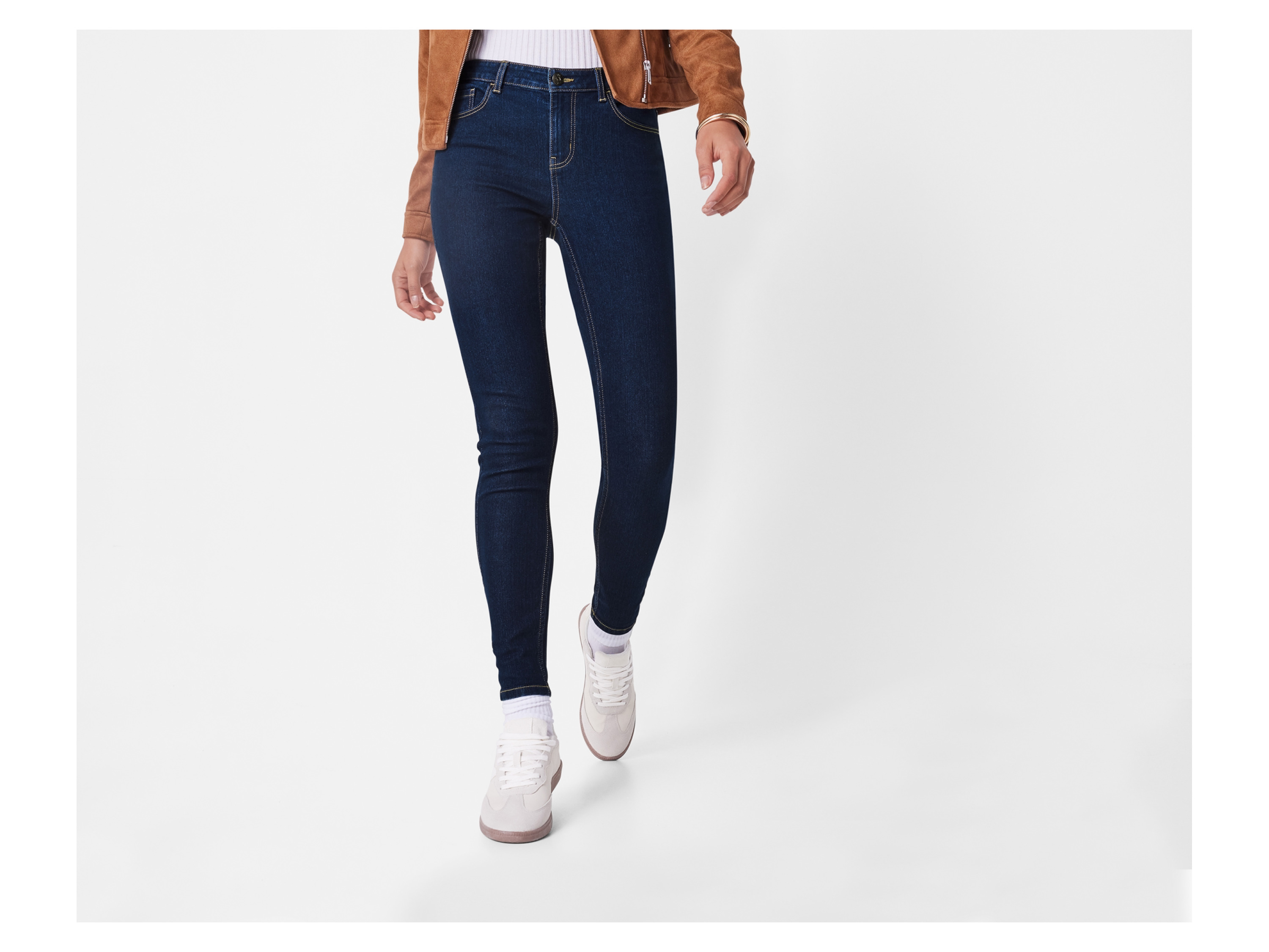 ESMARA® Damen Jeans / Super Skinny Fit (Blau, 40) – Bild 2 von 4
