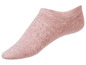 Eine rosa Socke ohne Ferse