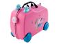 Rosa Kinder-Trolley mit Peppa Pig, Dschungelmotiv.