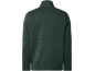 Herren-Sweatshirt mit Reißverschluss in Dunkelgrün, Rückansicht.