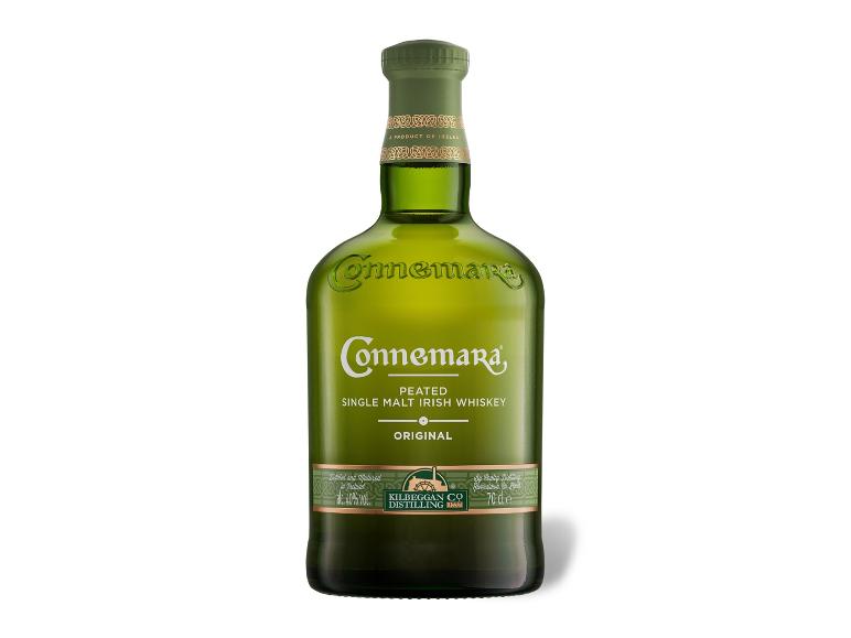 Grüne Flasche getorften Single Malt Irish Whiskey, 40% Vol, 70cl