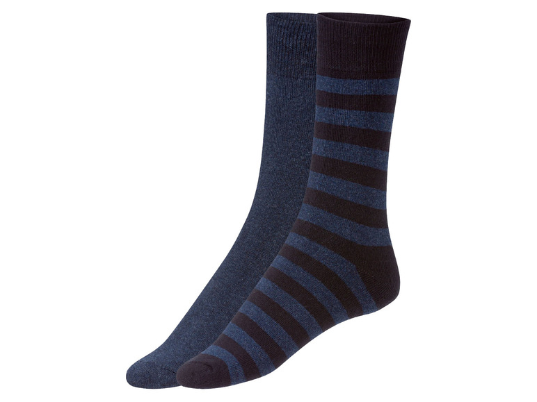 Gehe zu Vollbildansicht: LIVERGY Herren Socken mit Bio-Baumwolle, 2 Paar - Bild 2