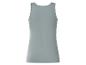 Damen hellgrünes Basic-Tanktop, Rückansicht
