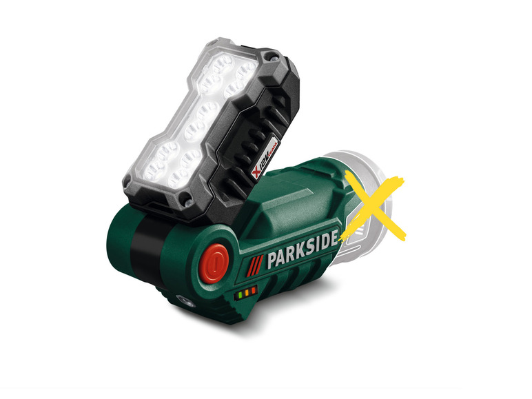 PARKSIDE® und Akku »PLLA Akku-LED-Arbeitslicht 12 Ladegerät 12 V ohne B2«,