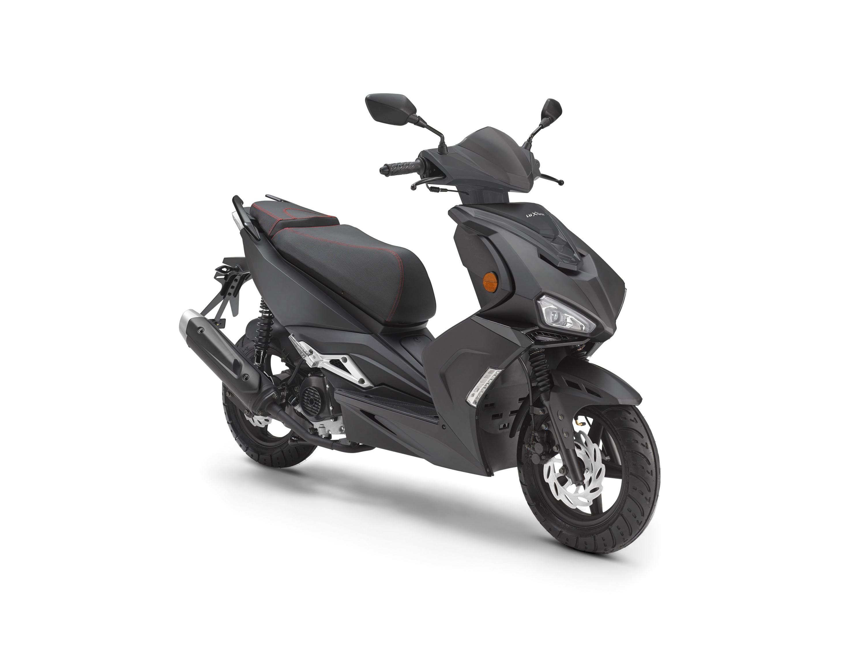 LUXXON Motorroller »F18«, 50 ccm, 45km/h (Schwarz matt)""