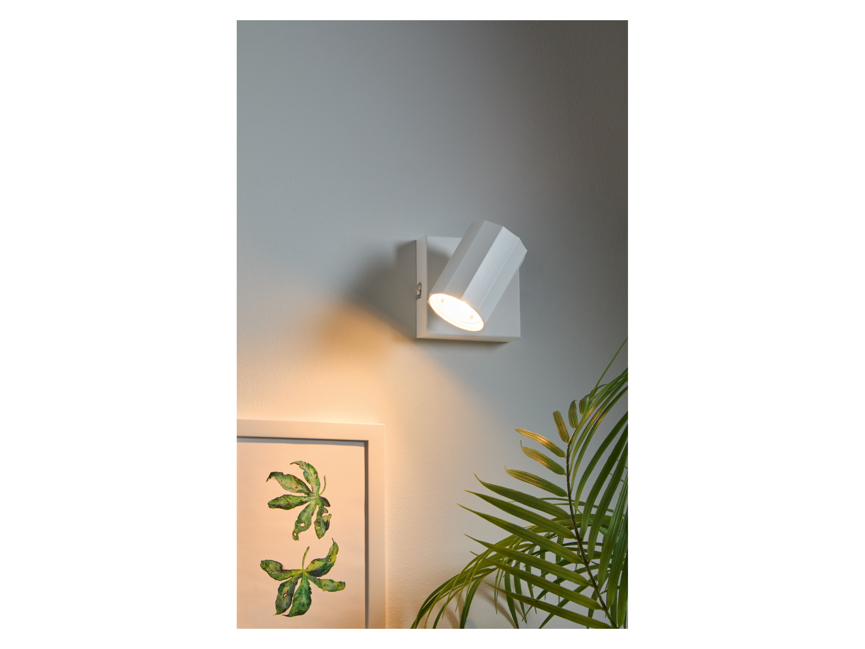 Thumbnail - LIVARNO home Wand-/Deckenleuchte, neig- und schwenkbarer Spot (quadratisch, weiß)