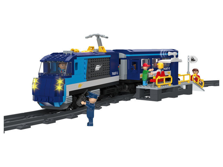 Gehe zu Vollbildansicht: Playtive Clippys Passagierzug-/ Güterzug-Set, 2,4 GHz - Bild 3