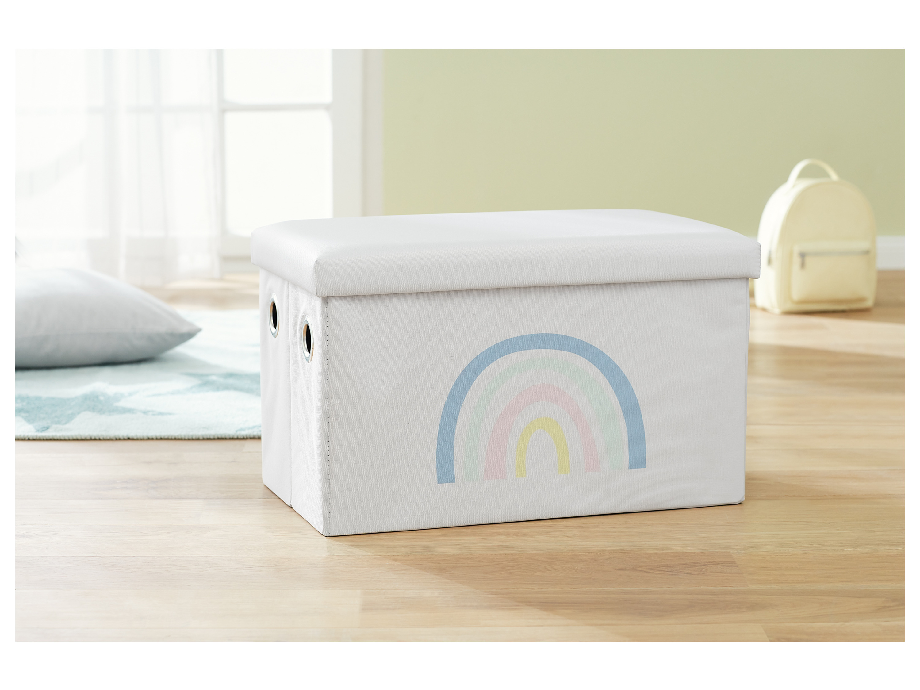 Thumbnail - LIVARNO home Kinder Sitztruhe (Regenbogen)