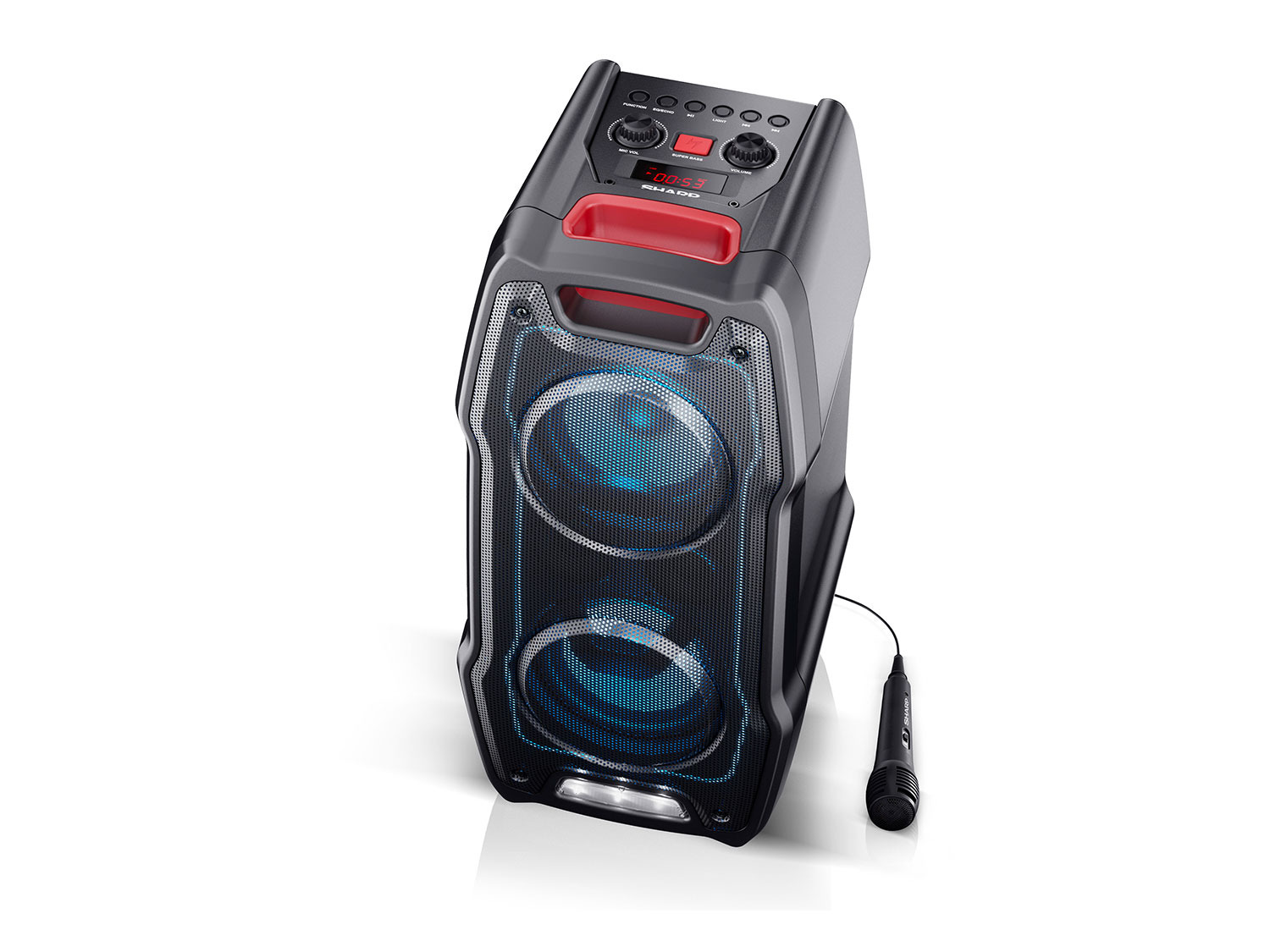 Sharp »PS-929« Bluetooth Lautsprecher mit Disco Lichte…
