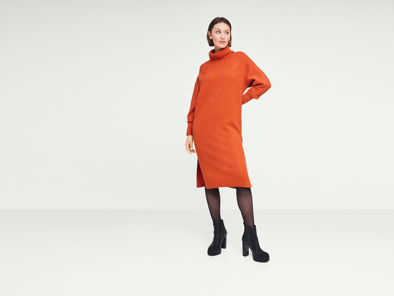Gehe zu Vollbildansicht: esmara® Damen Grobstrick Pulloverkleid im Oversize-Look - Bild 3