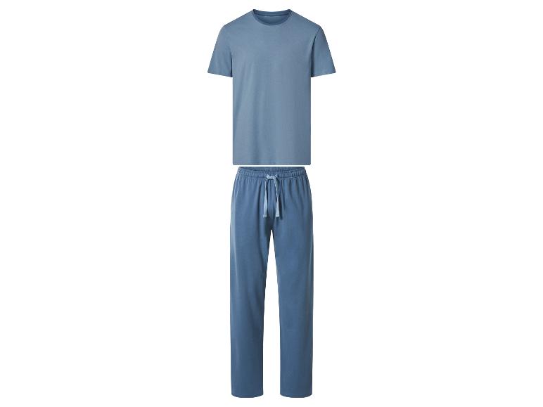 Zweiteiliger Herren-Pyjama in Hellblau