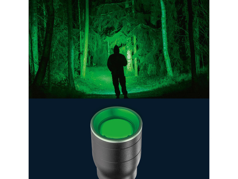 Gehe zu Vollbildansicht: CRIVIT® Akku Taschenlampe, mit 4 wählbaren Farben und 4 Betriebsarten - Bild 9