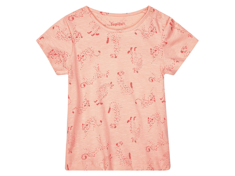 Gehe zu Vollbildansicht: lupilu® Kleinkinder Mädchen T-Shirts, 2 Stück, aus reiner Baumwolle - Bild 7