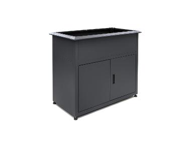 Plats® Hochbeet mit Unterschrank und Schneckenkante