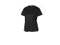 Schwarzes kurzärmeliges Damen-Sport-T-Shirt