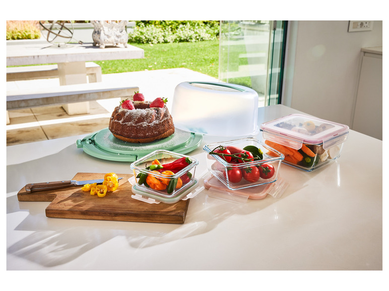 Gehe zu Vollbildansicht: ERNESTO® Kühl-Lunchboxen / -Partycontainer / -Tortenglocke, mit Kühlkissen - Bild 3
