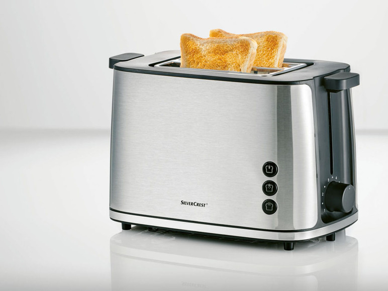 Gehe zu Vollbildansicht: SILVERCREST® KITCHEN TOOLS Toaster »EDS STE 950 A1«, Edelstahl, mit Brötchenaufsatz - Bild 7