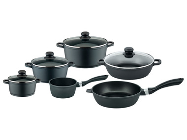 ELO Basic - Topfset Black Cast Aluguss Induktion 6 teilig