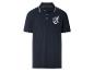 Herren-Poloshirt in Marineblau mit Anker-Motiv und Schriftzug „OCEAN Adventure EST. 76“