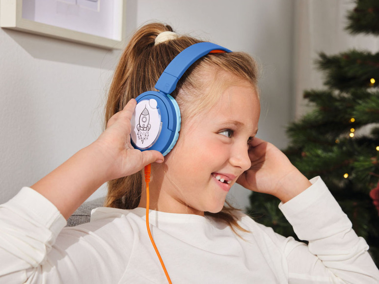 Gehe zu Vollbildansicht: SILVERCREST® Kinder Bluetooth®-On-Ear-Kopfhörer Rhythm Kids »SKRK 30 A1« - Bild 2