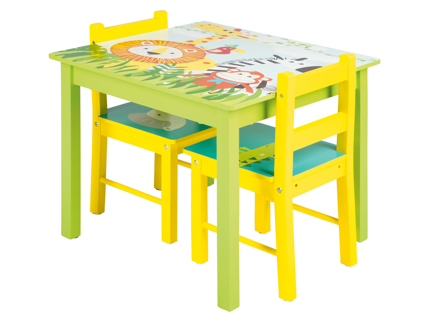 mit Kindertisch LIVARNO home Safari-Mot… 2 Stühlen, mit
