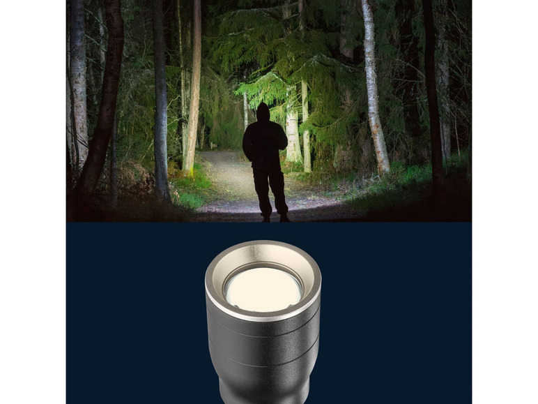 Gehe zu Vollbildansicht: CRIVIT® Akku Taschenlampe, mit 4 wählbaren Farben und 4 Betriebsarten - Bild 11