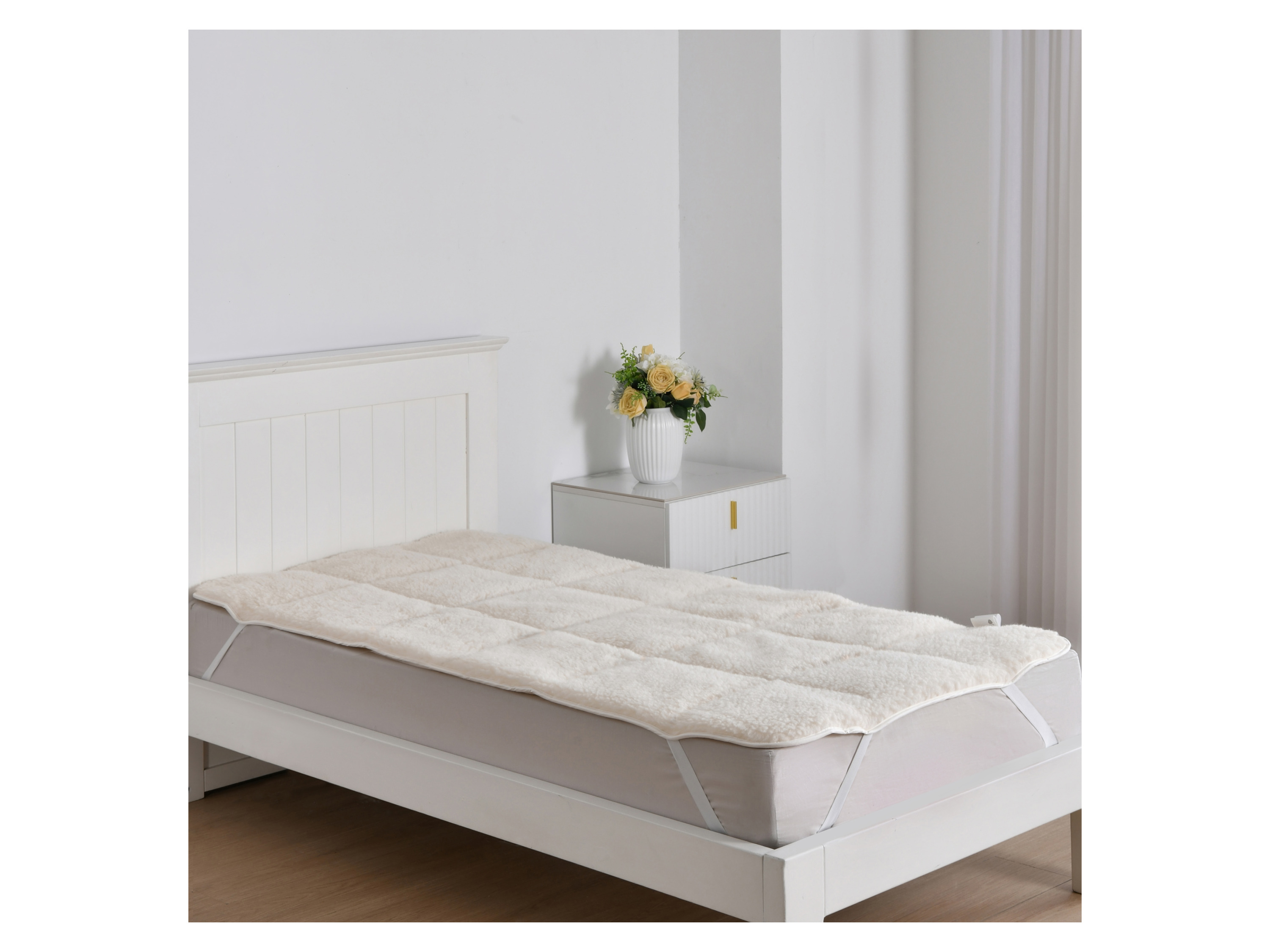 Thumbnail - TXL Comfort Schurwolle-Matratzenauflage, B 180 x L 200 cm