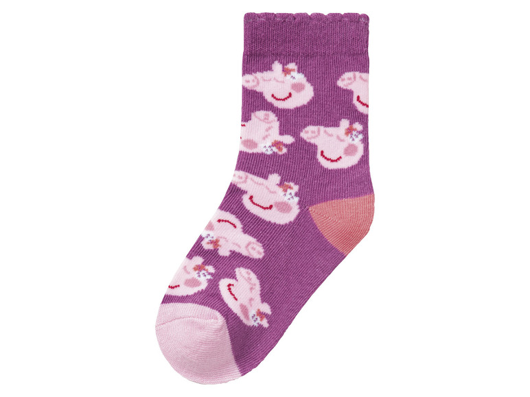 Gehe zu Vollbildansicht: Kleinkinder Mädchen Socken, 3 Paar, mit Baumwolle - Bild 8