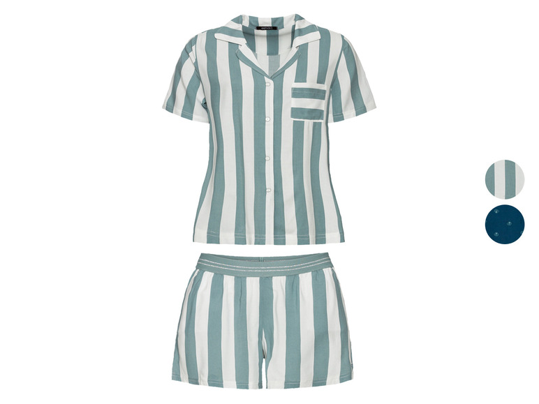 Gehe zu Vollbildansicht: esmara® Damen Shorty Pyjama mit ressourcenschonender Viskose - Bild 1
