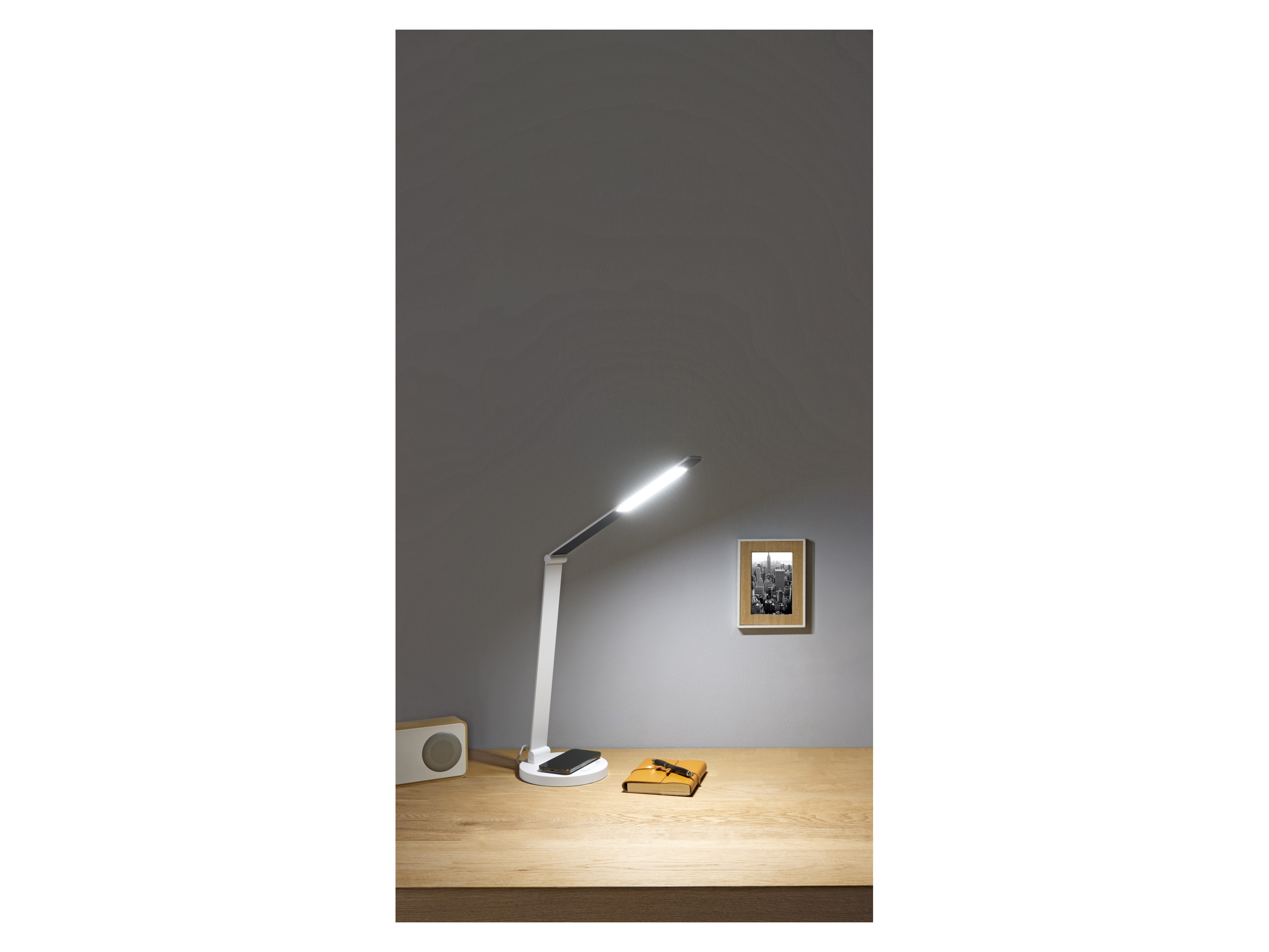 Thumbnail - LIVARNO home Tischleuchte LED induktives Laden (Weiß)