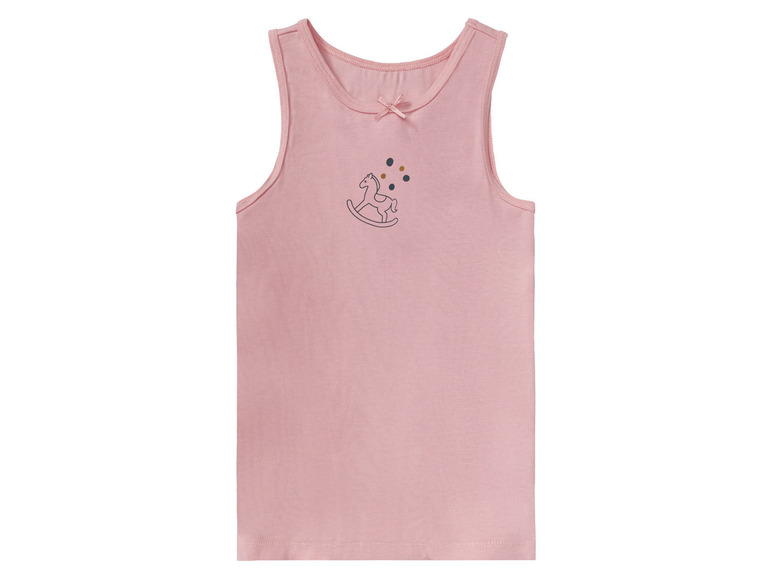 Gehe zu Vollbildansicht: lupilu® Kleinkinder Mädchen Unterhemd, 2 Stück, mit hohem Bio-Baumwollanteil - Bild 8