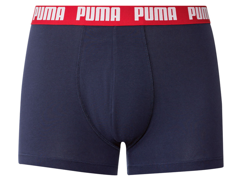 Gehe zu Vollbildansicht: Puma Herren Boxershort, 2 Stück, Slim Fit, mit umlaufenden Logo - Bild 4